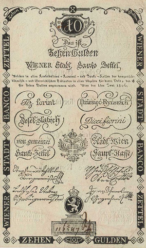 Ausland Österreich 10 Gulden 1.6.1806.  WPM ... 