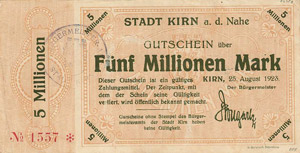 Städte und Gemeinden nach 1914 Kirn (RP) 5 ... 