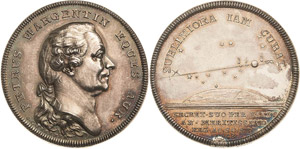 Astronomie Schweden Silbermedaille 1783 ... 