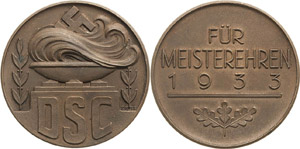 Drittes Reich Sport  Bronzemedaille 1933. 1. ... 