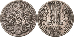 Erster Weltkrieg  Silbermedaille 1914 (J. C. ... 