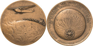 Luft- und Raumfahrt  Bronzemedaille 1926 (J. ... 