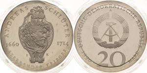 Gedenkmünzen Polierte Platte  20 Mark 1990. ... 