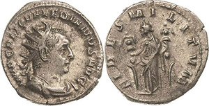 Kaiserzeit Valerianus I. 253-260 Antoninian ... 