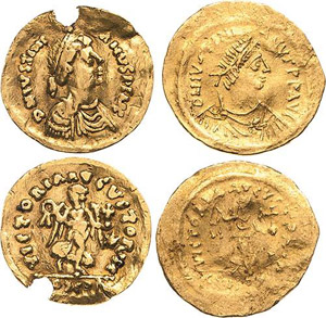  Justinianus I. 527-565 Tremissis 527/565 ... 