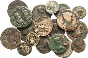 Römische Münzen Lot-18 Stück ... 