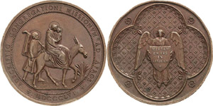 Afrika  Bronzemedaille 1856 (unsigniert) ... 