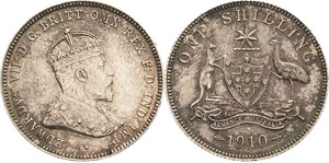 Australien Edward VII. 1901-1910 1 Shilling ... 