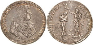 Italien-Toskana Cosimo III. von Medici ... 