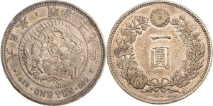 Japan Mutsuhito (Meiji) 1867-1912 1 Yen 1884 ... 