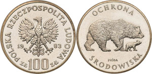 Polen Volksrepublik 1945-1990 100 Zlotych ... 