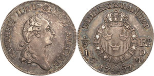 Schweden Gustav III. 1771-1792 1/3 Riksdaler ... 