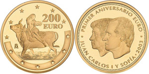 Spanien Juan Carlos I. seit 1975 200 Euro ... 