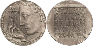 Tschechoslowakei  Silbermedaille 1937 (J. ... 