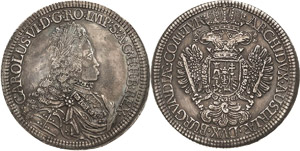 Habsburg Karl VI. 1711-1740 Doppeltaler o.J. ... 