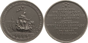 Medaillen, Städte Prag Eisengußmedaille ... 