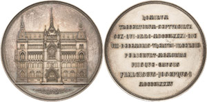 Medaillen, Städte Wien Silbermedaille 1885 ... 