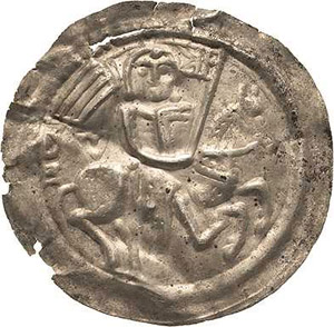 Mansfeld Burchard I. 1183-1229 Brakteat, ... 