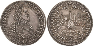 Augsburg  Taler 1673. Mit Titel Ferdinand ... 