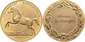 Braunschweig-Medaillen  Vergoldete ... 
