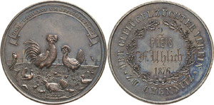 Chemnitz  Bronzemedaille 1876 (Schöpf) ... 