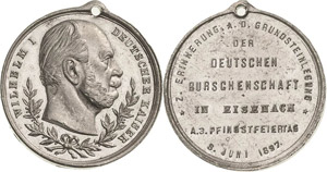 Eisenach  Zinnmedaille 1897 (unsigniert) ... 