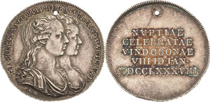 Württemberg-Medaillen  Silbermedaille 1788 ... 