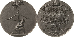 Erster Weltkrieg  Eisengußmedaille 1917 (E. ... 