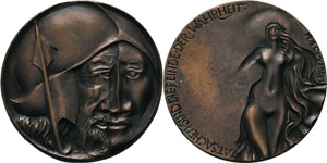  Kowalski, Klaus Bronzegußmedaille 1985. ... 