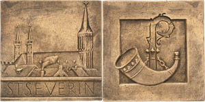  Wuttke, Rudolf geb. 1935 Bronzegußplakette ... 
