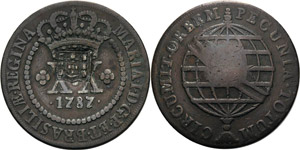 Brasilien Maria I. 1777-1816 40 Reis o.J. ... 