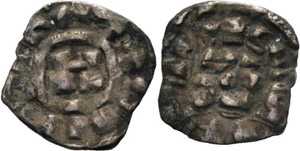 Italien-Lucca Heinrich II. 1004-1024 Denaro ... 