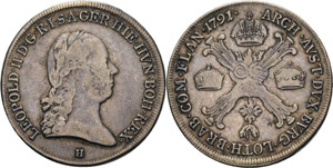 Habsburg Leopold II. 1790-1792 1/2 ... 