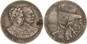 Medaillen, Städte Linz Silbermedaille 1906 ... 