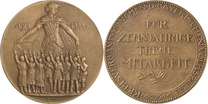 Bayern-Medaillen  Bronzemedaille 1928. ... 