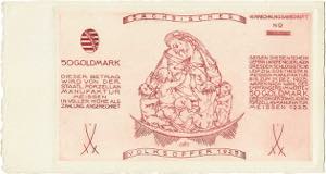 Sachsen Meißen 50 Goldmark 1925. ... 