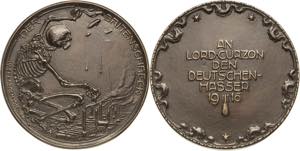 Erster Weltkrieg Bronzegußmedaille 1916 (W. ... 