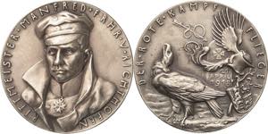 Luft- und Raumfahrt  Silbermedaille 1918 (K. ... 
