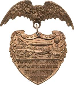 Luft- und Raumfahrt  Bronzeabzeichen 1919 ... 