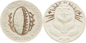 Porzellanmedaillen Medaillen der Firma Ernst ... 