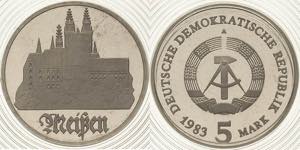 Gedenkmünzen Polierte Platte  5 Mark 1983. ... 