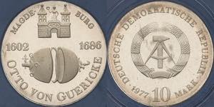 Gedenkmünzen Polierte Platte  10 Mark 1977. ... 