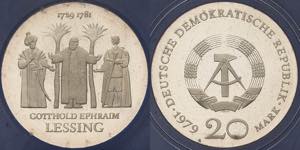 Gedenkmünzen Polierte Platte  20 Mark 1979. ... 