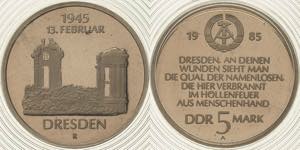 Gedenkmünzen Polierte Platte  5 Mark 1985. ... 