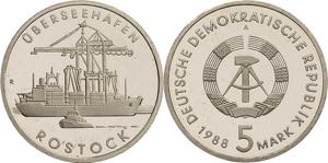Gedenkmünzen Polierte Platte  5 Mark 1988. ... 