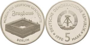Gedenkmünzen Polierte Platte  5 Mark 1990. ... 