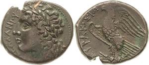 Sizilien Syrakus Hiketas 287-278 v.Chr ... 