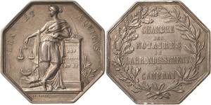 Frankreich-Medaillen und Marken  Silberjeton ... 