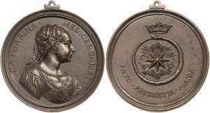 Italien-Florenz Bronzegußmedaille o.J. (17. ... 