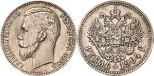 Russland Nikolaus II. 1894-1917 Rubel 1904, ... 